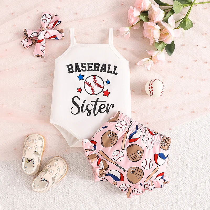 Одежда для новорожденных девочек комбинезон без рукавов шорты с оборками