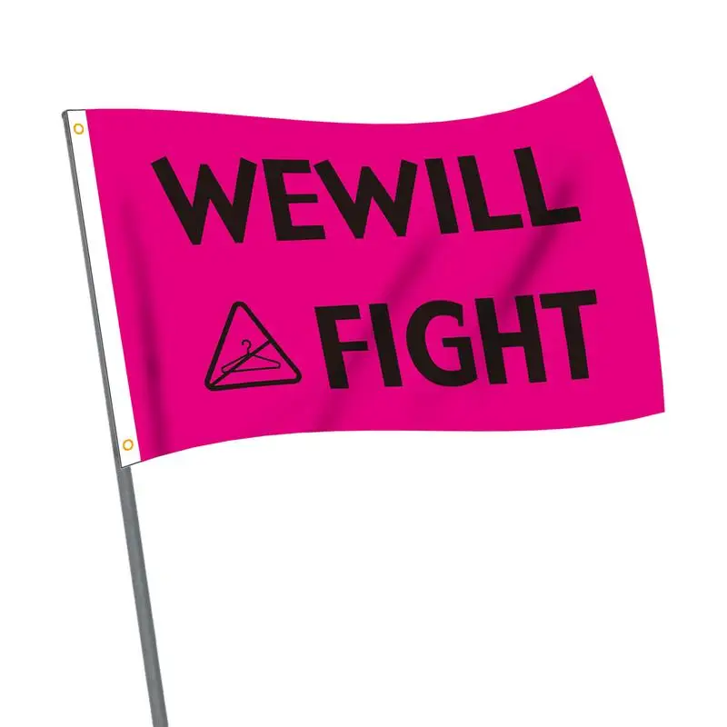 

Womens Rights Yard Sign Double Stitching 90*150CM/3*5FT Anti Fade Outdoor Flag Wear Resistant Polyester Outside Flag