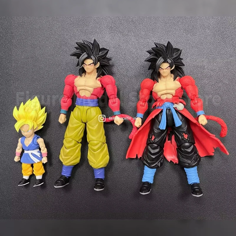 Demoniacal Fit Dragon Ball Z Фигурки SHF Super Saiyan 4 GT SSJ4 Untamed Power Son Goku Аниме Фигурка GK Модель