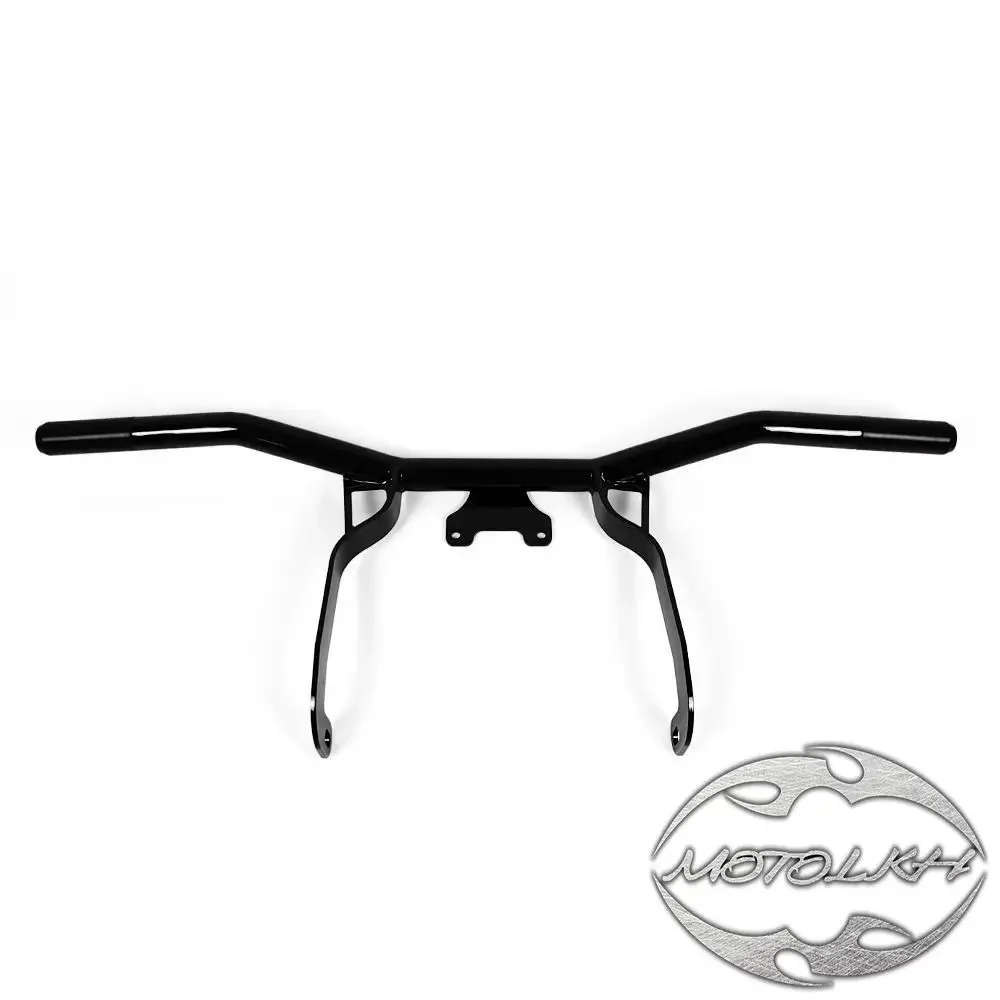 Фото Для Harley Road Glides Street Glides Road King 14-23 передняя защита двигателя для шоссе, защита от падения, стальная защита от падения, черный №4