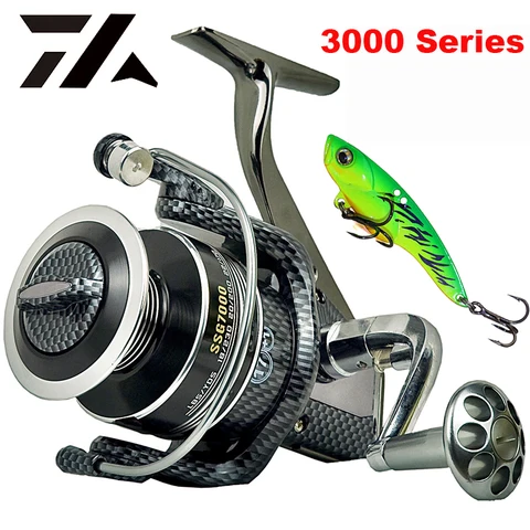 Высококачественная полностью Металлическая Рыболовная катушка, спиннинговая катушка с полностью металлической ручкой, высокоскоростная катушка для заброса приманки - изображение