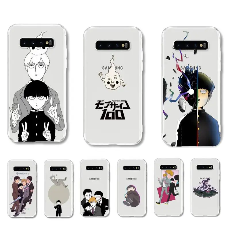 

TOPLBPCS Mob Psycho 100 Phone Case For Samsung Galaxy S7 edge S8 S9 S10 S20 plus S10lite A31 A10 A51 Capa