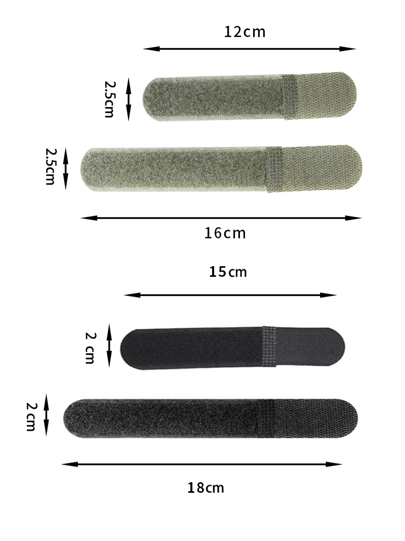 5 шт. тактические нейлоновые ремни кабельные стяжки ремень органайзер