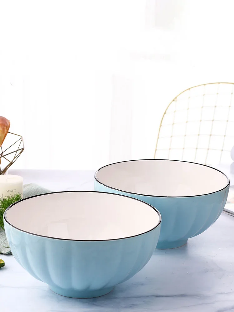 

Japanese Soup Bowl Household Creative Ceramic Tableware Set Practical Kitchen Supplies Kitchenware Convenient Large Capacity