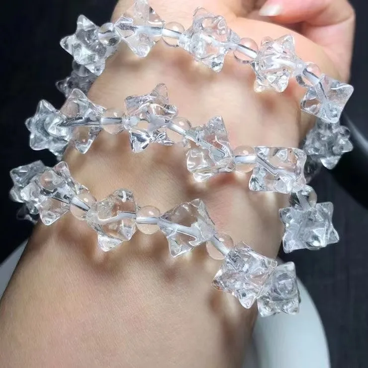 Браслет Unit One из натурального прозрачного кварцевого кристалла браслет со