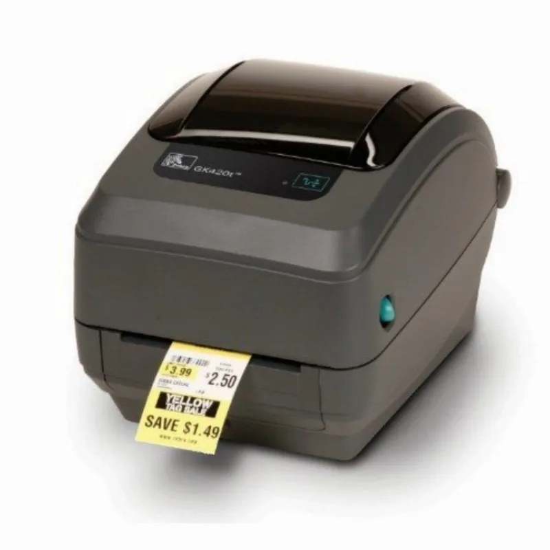 Zebra GK420T GK420D Настольный термотрансферный принтер 203 точек на дюйм 4*6 дюймов Принтер