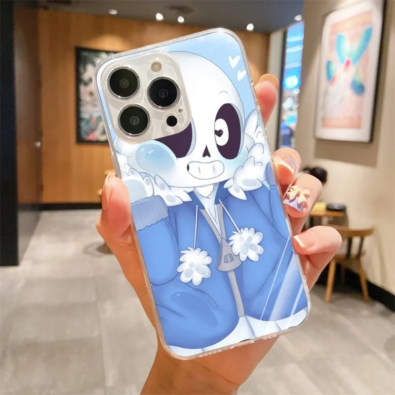 Фото Чехол для телефона Game Undertale Sans для IPhone 14 13 12 11 XS X 8 7 6 Plus Mini Pro Max SE 2022, мягкий прозрачный чехол для телефона №5