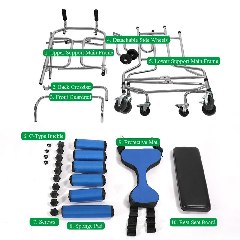 Реабилитационное оборудование устройство складное кресло с регулируемой