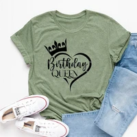 birthday queen birthday diva its my t shirt short sleeve fashion 100 cotton top tee harajuku streetwear goth drop shipping