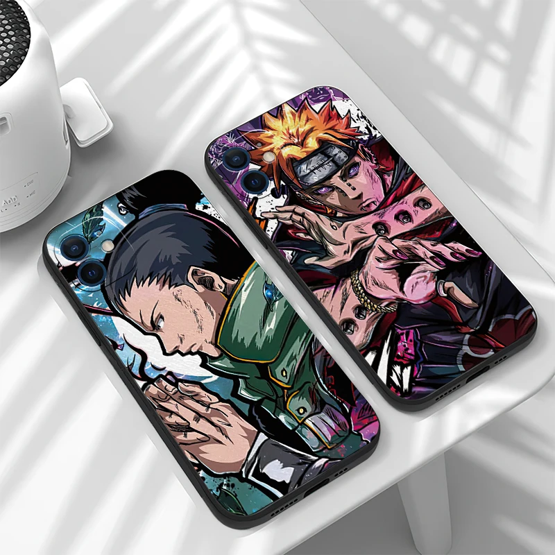 

Japan Anime NARUTO Funda Phone Case For iPhone 11 13 12 Pro Max 12 13 Mini X XR XS MAX SE 2020 7 8 6s Plus Celular Shell Soft