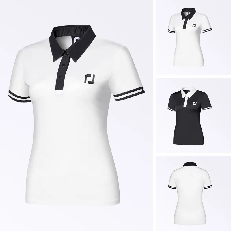 

Women's Golf Short Sleeve T-shirt new summer breathable sweat lapel POLO shirt