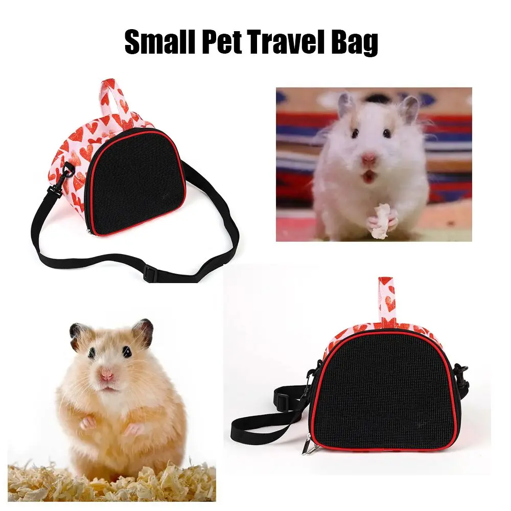 

Cute Outdoor Travel Hand - Held Single - Shoulder Hamster Carrying Bag Pet Bag Hamster Bag Backpack