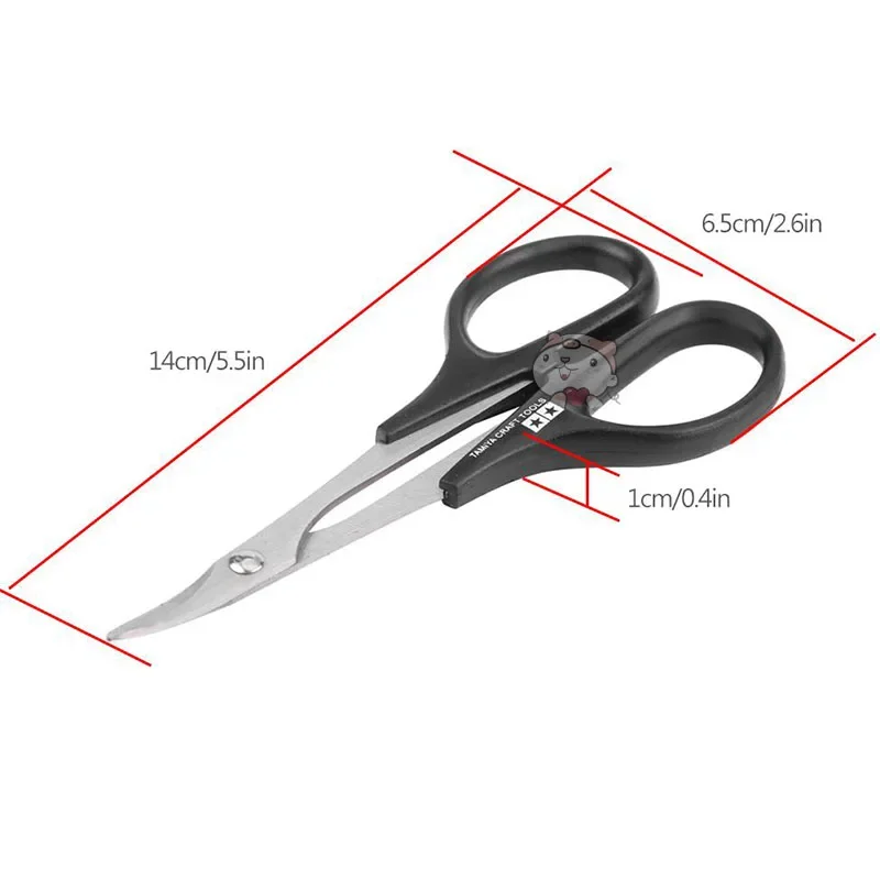 Tamiya 74005 Ножницы с изогнутым кончиком Радиоуправляемый корпус автомобиля