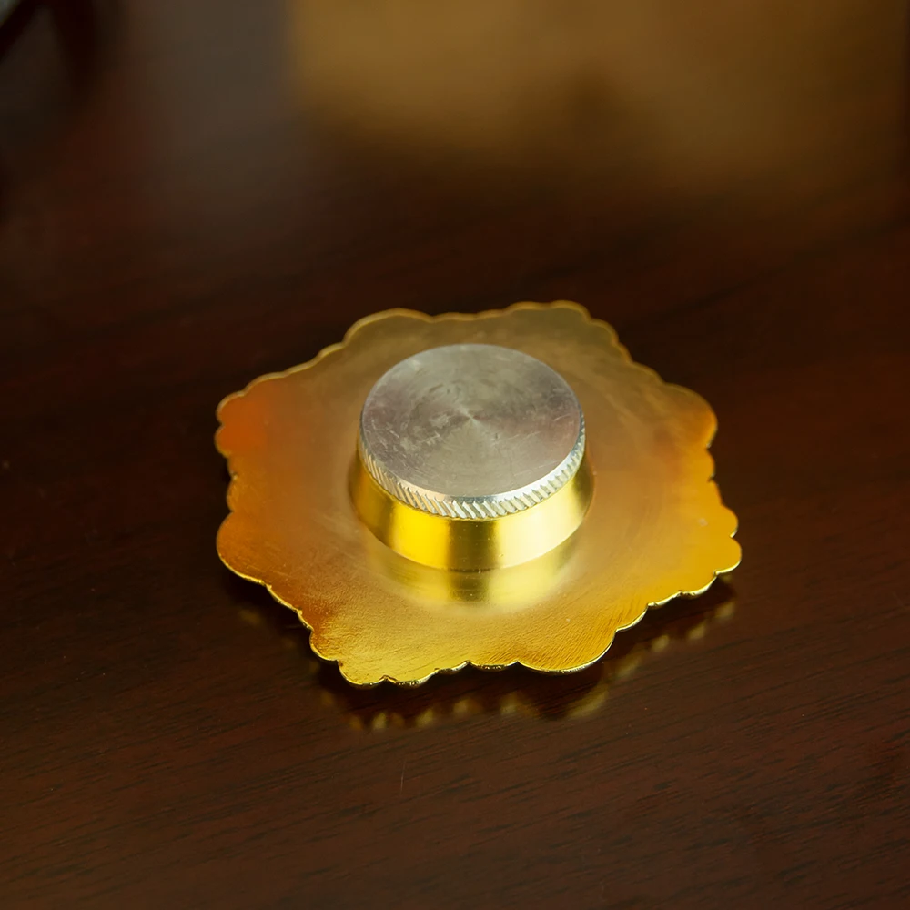 Gold Plated Monstrance With Shiny Polish Finishing Round Shape Embossed Design Excellent Quality Church Relic