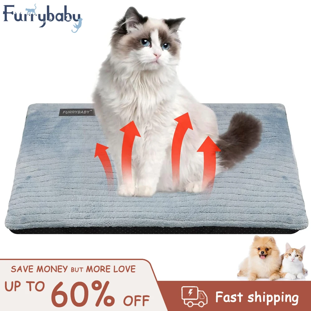 Dog Bed Self-heating Pet Mat Dog Blanket Cat Bed Small Medium Size Large Hot Mat Blanket  Thicker Warm Bed Pet Blanket