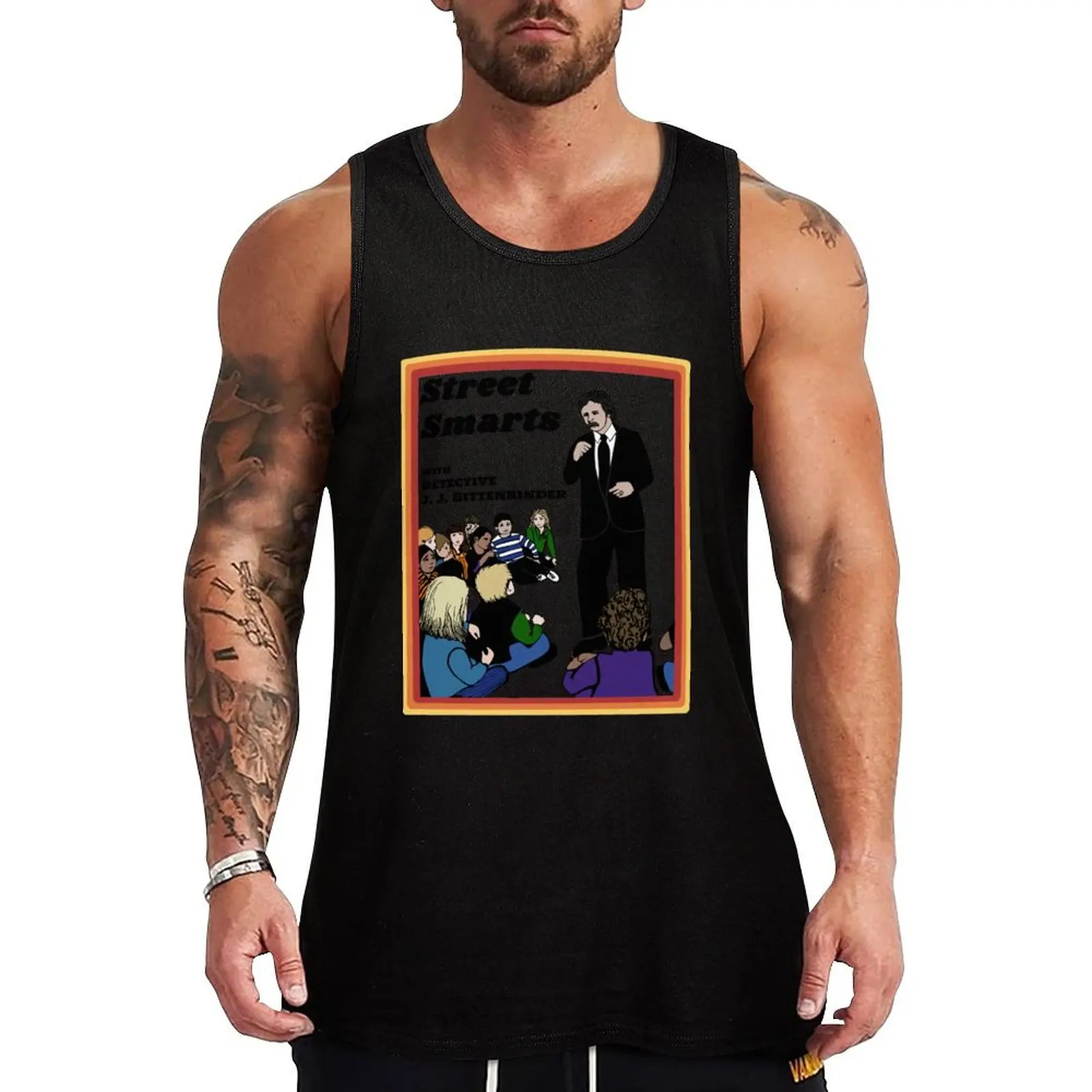 Мужская футболка Street Smarts с детективом Дж. Bittenbinder