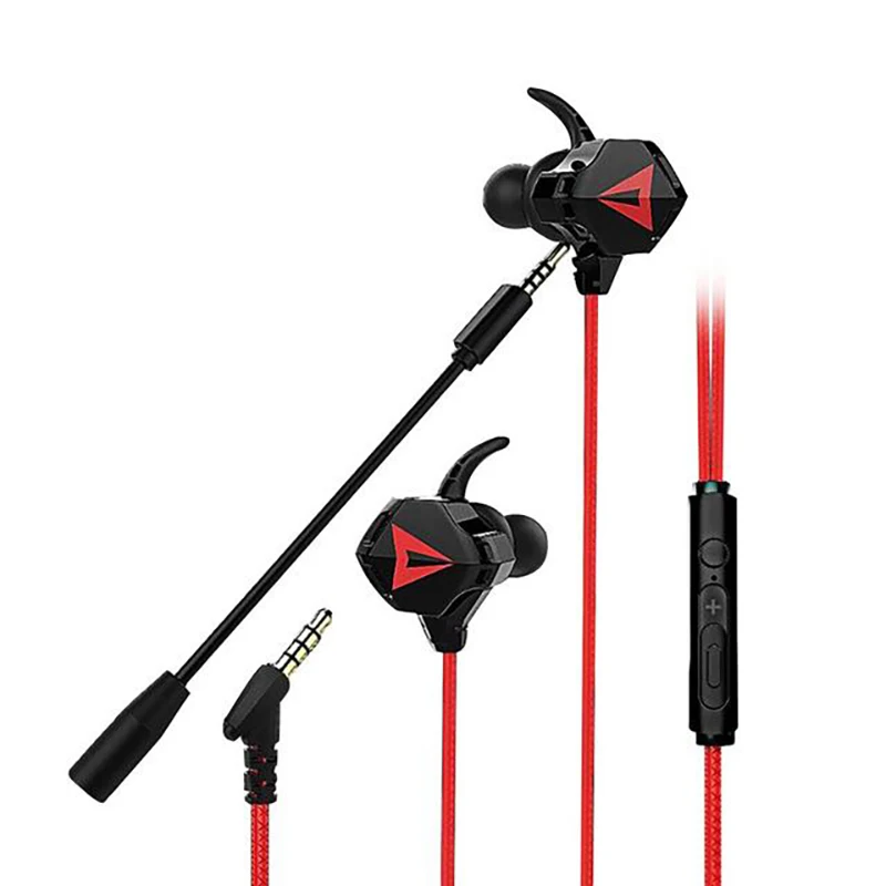 

Gaming Headphones Wired Headset Stereo Bass With Microphoe and Remote Control 1.2m In-ear Earphones for Mobile Phone PUBG