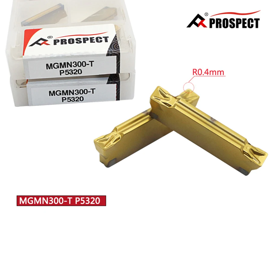 

CNC Grooving Inserts MGMN200 250 300 400-T P5320 Lathe Tools T-Groove Cutting Carbide Blades Suitable For Machining Steel Parts