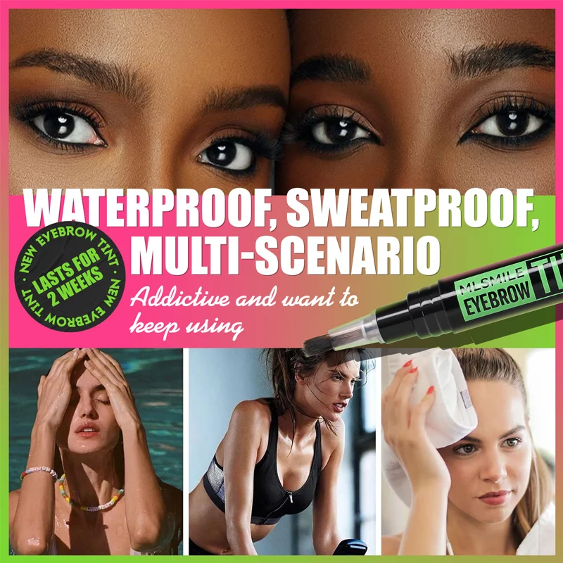 Вращающаяся жидкая краска для бровей кисть-карандаш долговечная окраска срок