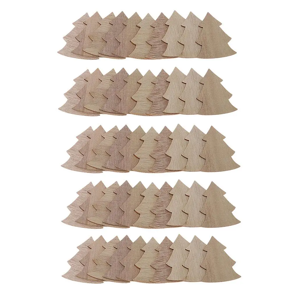 

50 шт., деревянный стол для украшения ёлки