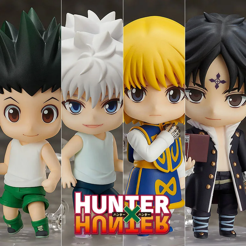 HUNTER x HUNTER Gon Freecss 1183 Killua Zoldyck 1184 Kurapika 1185 Kulolo lushilufelu 1186 Action Figure Collectible Model Toy