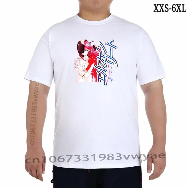 

Elfen Lied Tshirt Mens Pure Cotton Teeshirt Japanese Anime Printed Tshirt Summer Short Sleeve Tops Lucy Waifu Senpai T Shirts