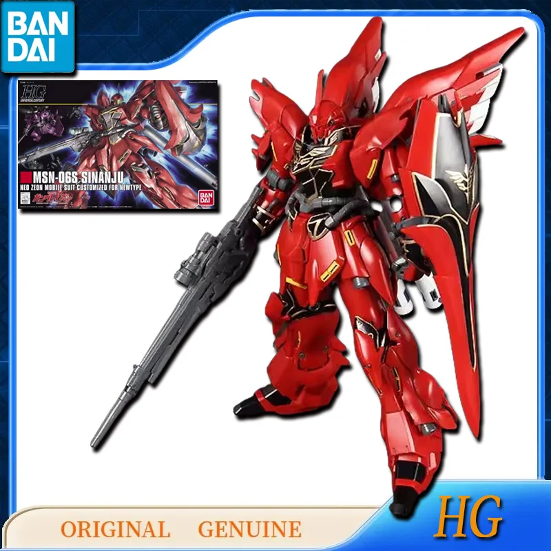 Bandai оригинальные GUNDAM HG MSN-06S MSN-06S-2 SINANJU STEIN аниме фигурки игрушки детский подарок