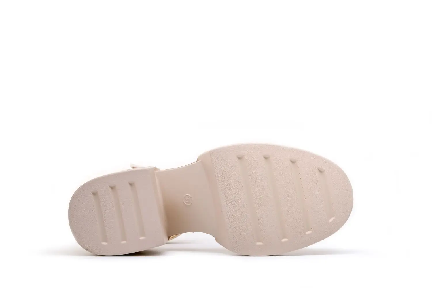 Summer Women Sandles Round Toe Ladies Casual Sandles Solid Beige Ankle-Wrap Buckle Strap Platform Shoes Sandalias Transparente