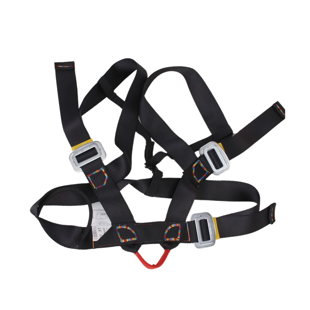 

Half Body Outdoor Rappelling Climbing Harness Seat Safety Sitting Bust Belt Black Camping Hiking Rappelling Accessories