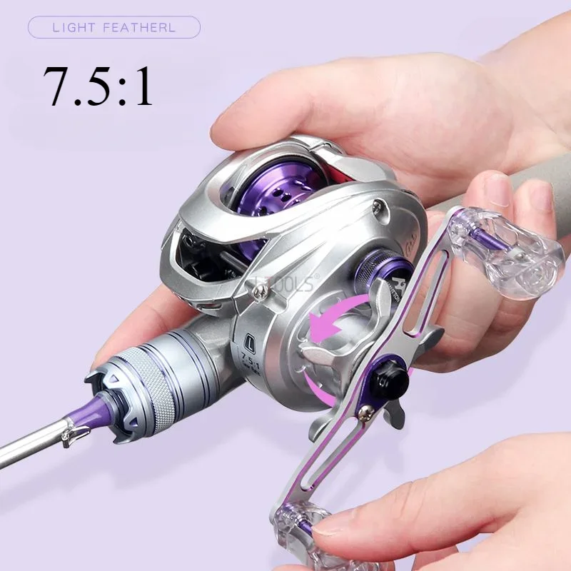 Рыболовная катушка для литья наживки 5 кг макс. 7 5:1 маленький корпус 162 г