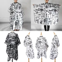 best selling 2021products pattern cutting hair waterproof cloth salon barber cape hairdressing hairdresser apron haircut capes