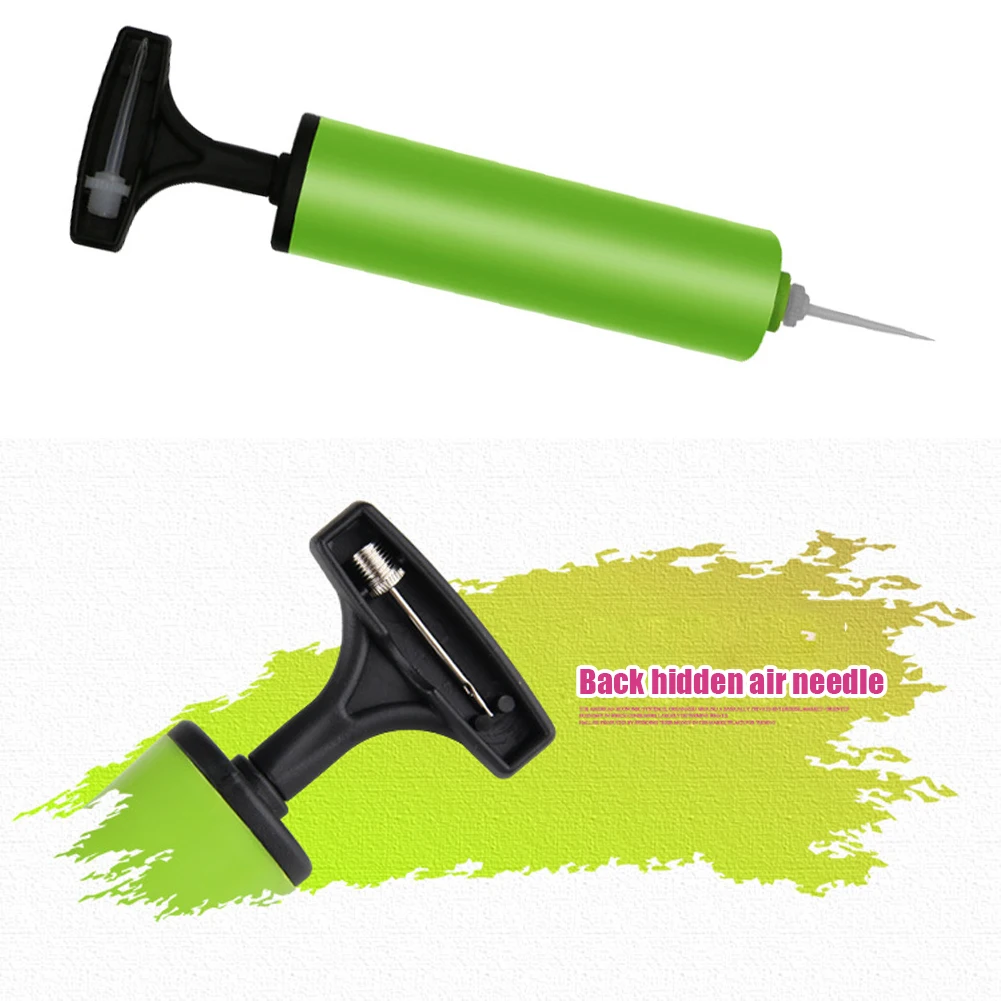 Портативный воздушный насос для футбольного мяча кольцо плавания надувной