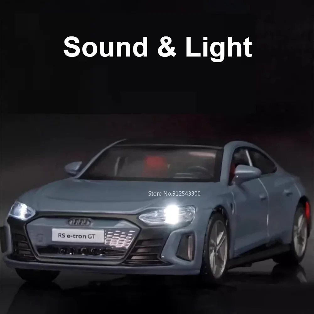 Модель автомобиля из сплава CCA 1/36 Audi RS E-Tron GT игрушка Литые металлические 2 двери