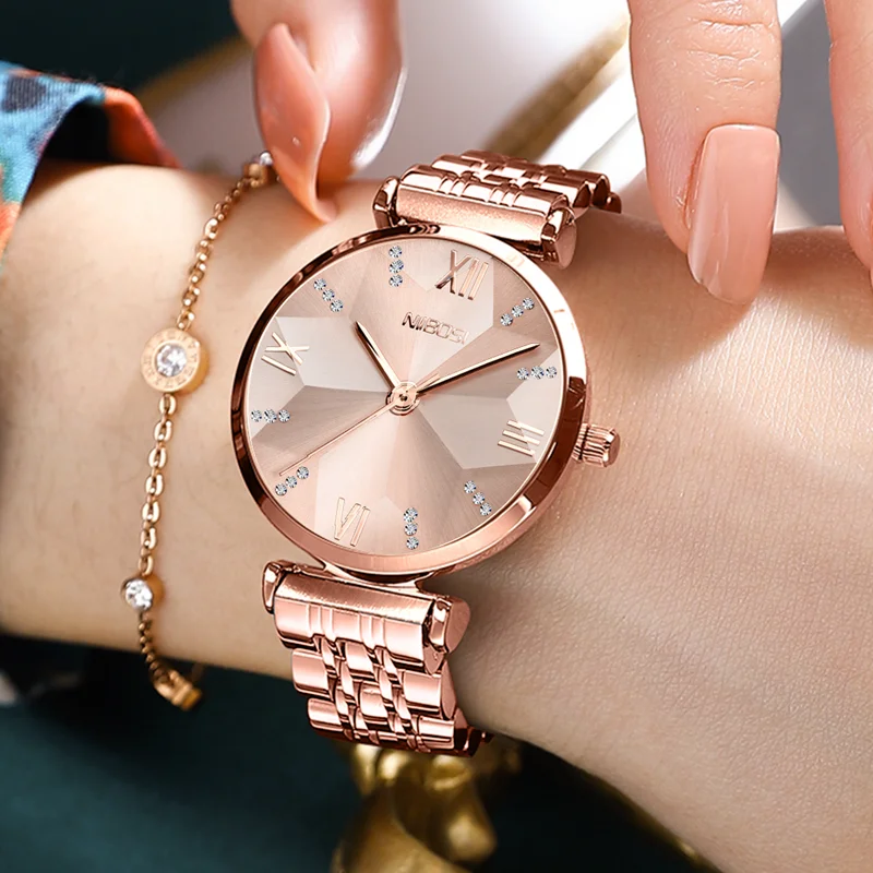 

NIBOSI Watches For Women Fashion Luxury Waterproof Quartz Watches Ladies Top Brand Female Wrist Watch Girl Gift Relogio Feminino