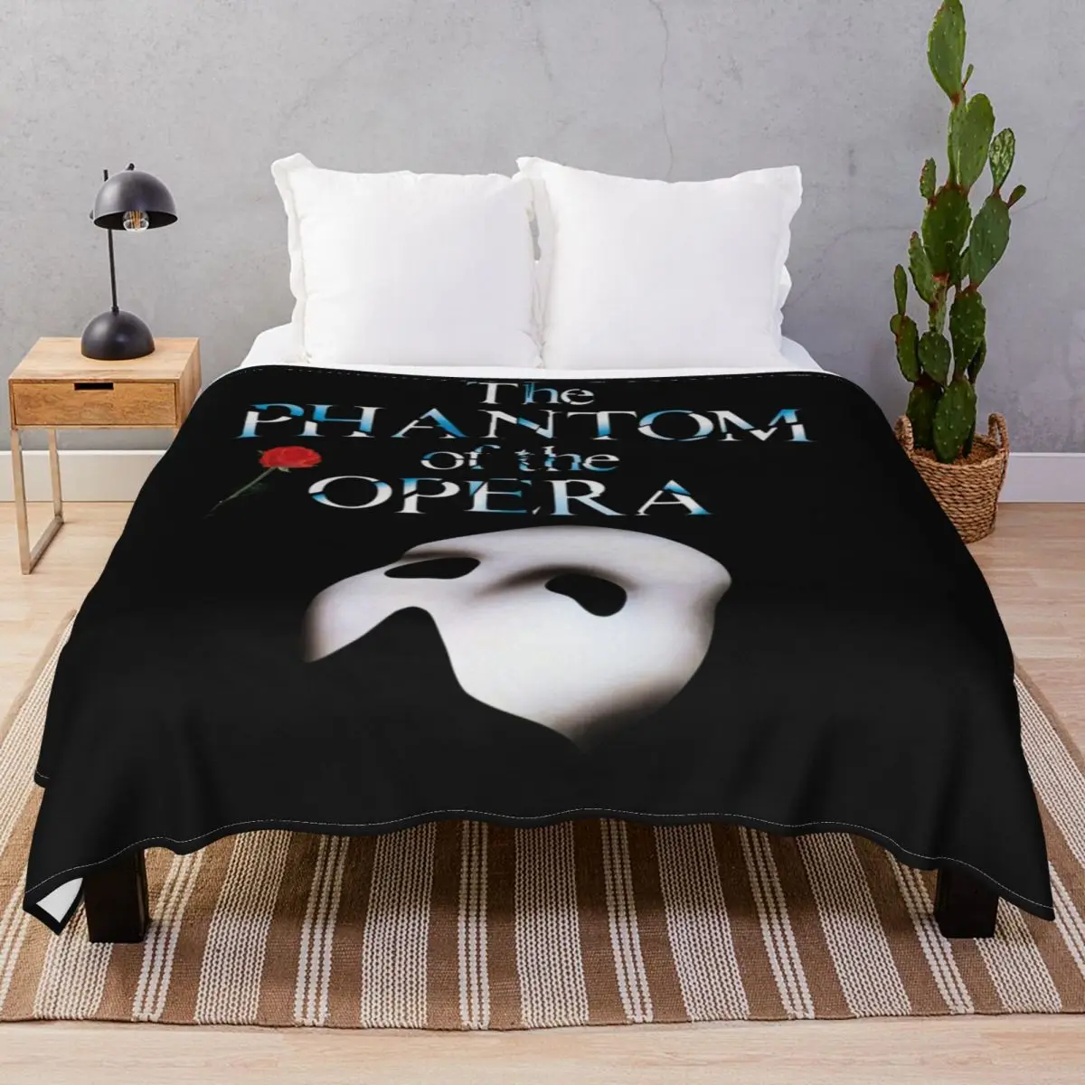 

The Great Phantom Of Opera Show Blankets Flannel Autumn Warm Throw Blanket for Bedding Sofa Camp Office