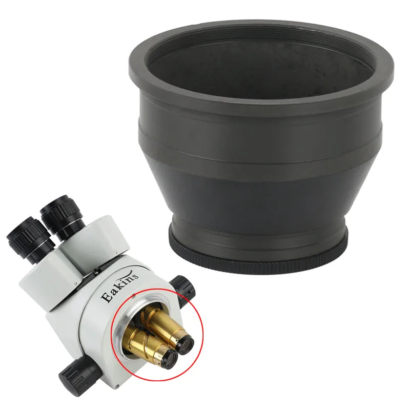 

Trinocular Binocular Stereo Microscope Accessories Microscope Shell Objective cover