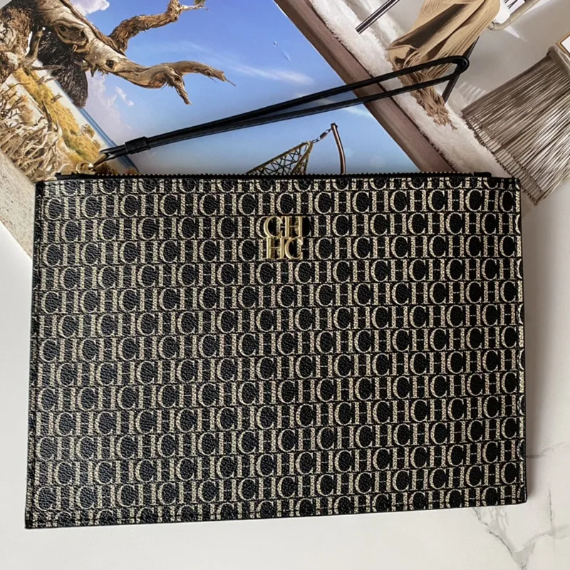 

Luxury Brand High Quality Clutch Bag 2022 New Fashion Classic CH Letters Unisex Envelope Bag Luxury Designer Wallet Handbag Gg
