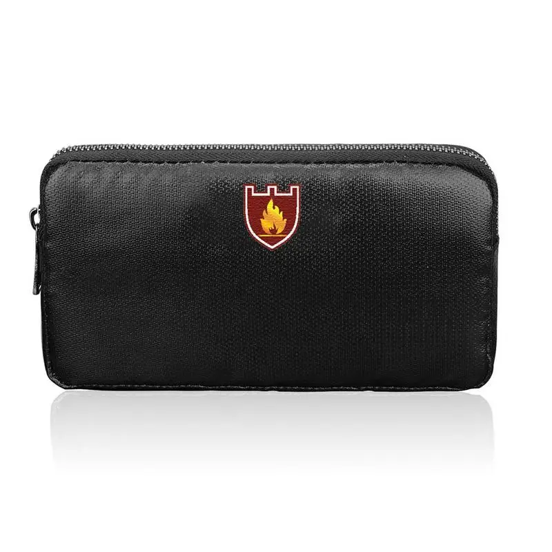 

Portable Fireproof Waterproof Document Bag Envelope File Folder Cash Pouch Signal Blocking Bag Safe Money Bag For Home Office