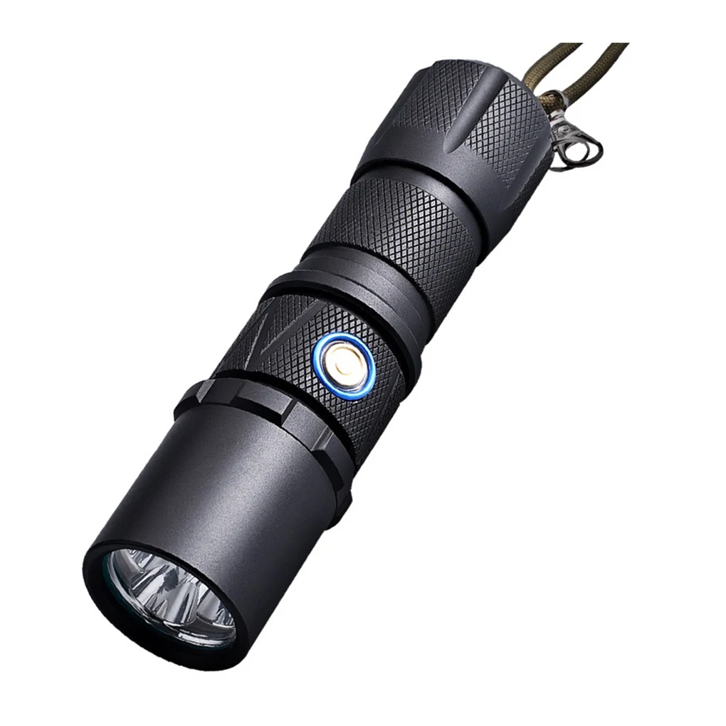 

Flashlight USB Convenient Hand Lamp Strong Lighting Multipurpose Torch Hunting Illumination TorchUSB26650battery