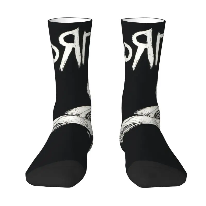 Модные носки Kornes Rock Roll на заказ для мужчин и женщин теплые спортивные футбольные