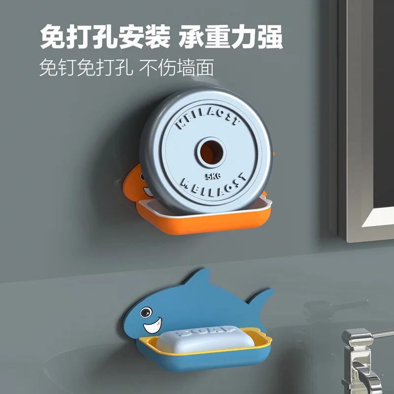 1 шт. настенная мыльница для ванной комнаты портативный держатель пластиковый