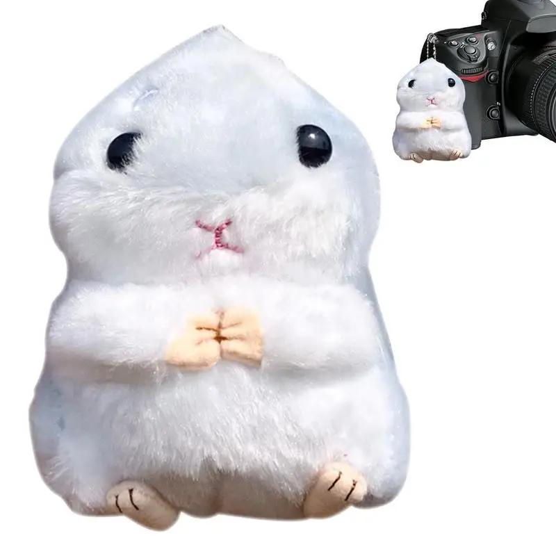 

Stuffed Animal Keyring Cute Hamster Plush Animals Keychain Stuffed Animals Keyring Charm Handbag Pendant Stuffed Hamster Doll Ke