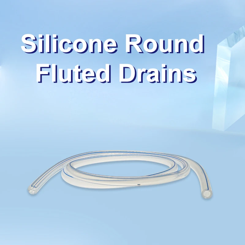 10 шт. крест дренажная трубка без иглы медицинский силиконовый круглый рифленый