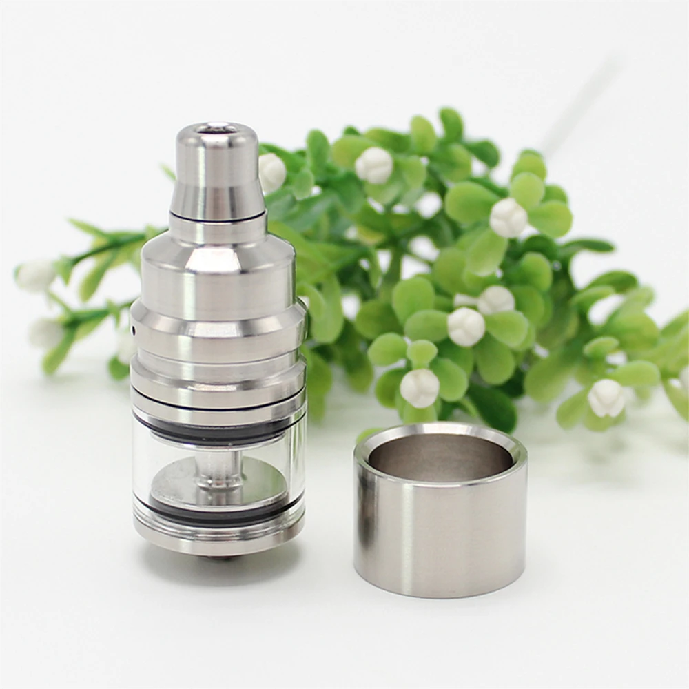 

SXK Style Duetto Lucido Rta Regenerable Mesh Atomizer 316ss 22mm Diameter 2.5ml Capacity Genesis Tank MTL RTA 510 Metal Drip Tip