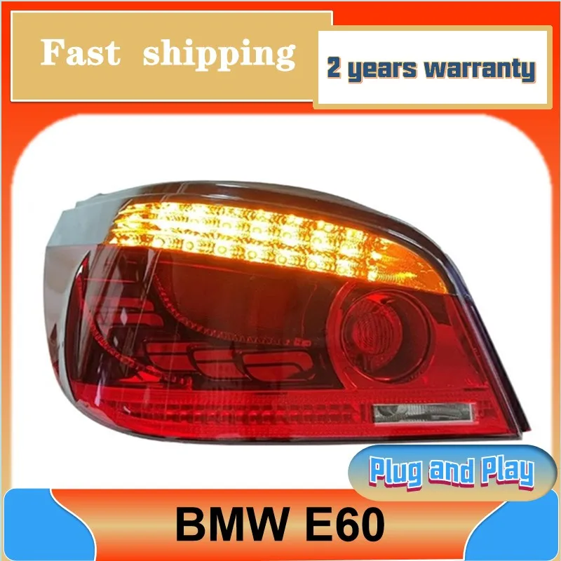 Автомобильный Стайлинг для BMW E60 задний фонарь 2003-2010 5 серии ДХО сигнал поворота