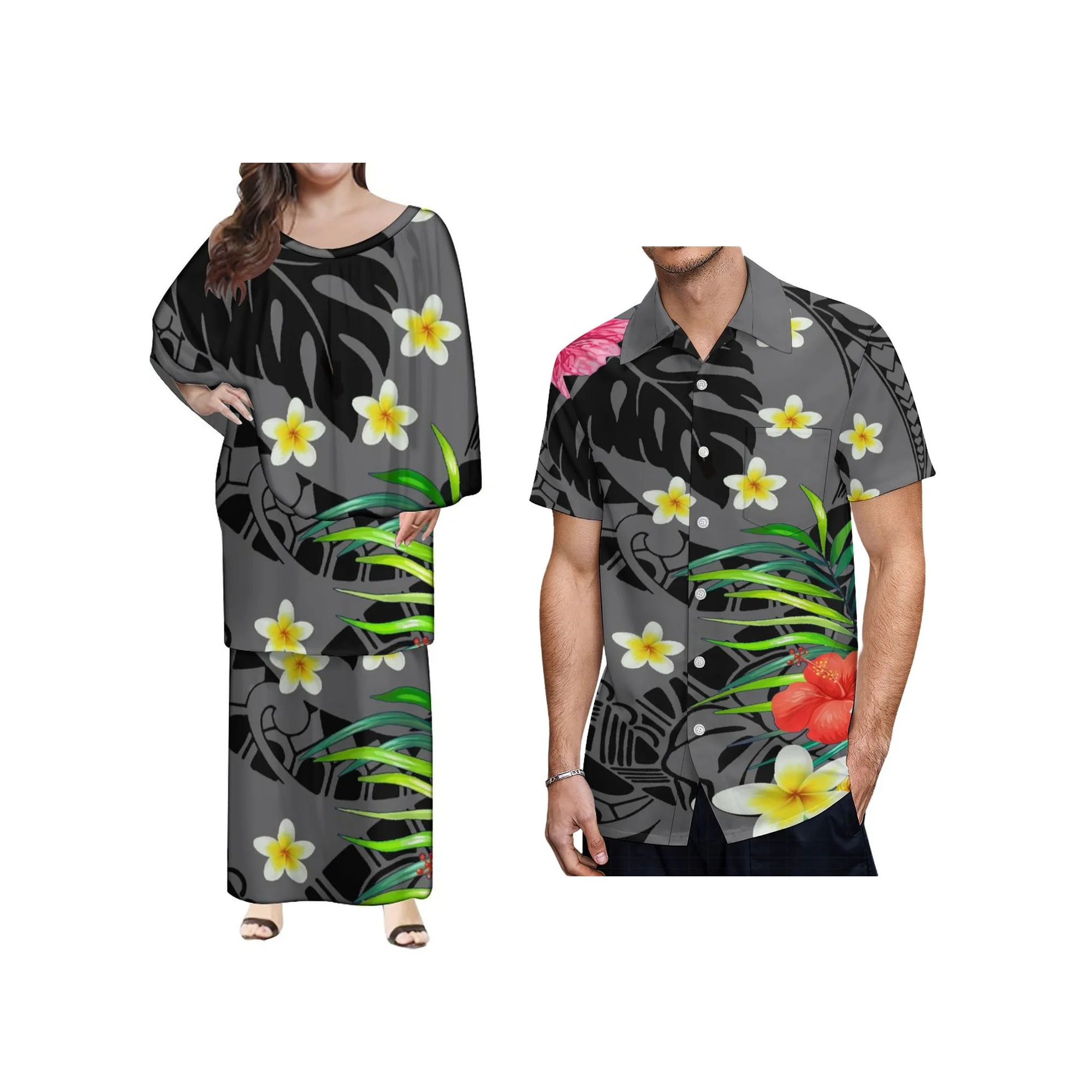 Оптовая продажа индивидуальный полинезийский дизайн длинные пончо самоанская