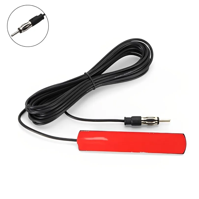 5 Meters Car Antenna Auto Electronic Stereo FM Radio Signal Aerials Booster Amplifier Antennas for Car Truck Boat Auto Vehicle