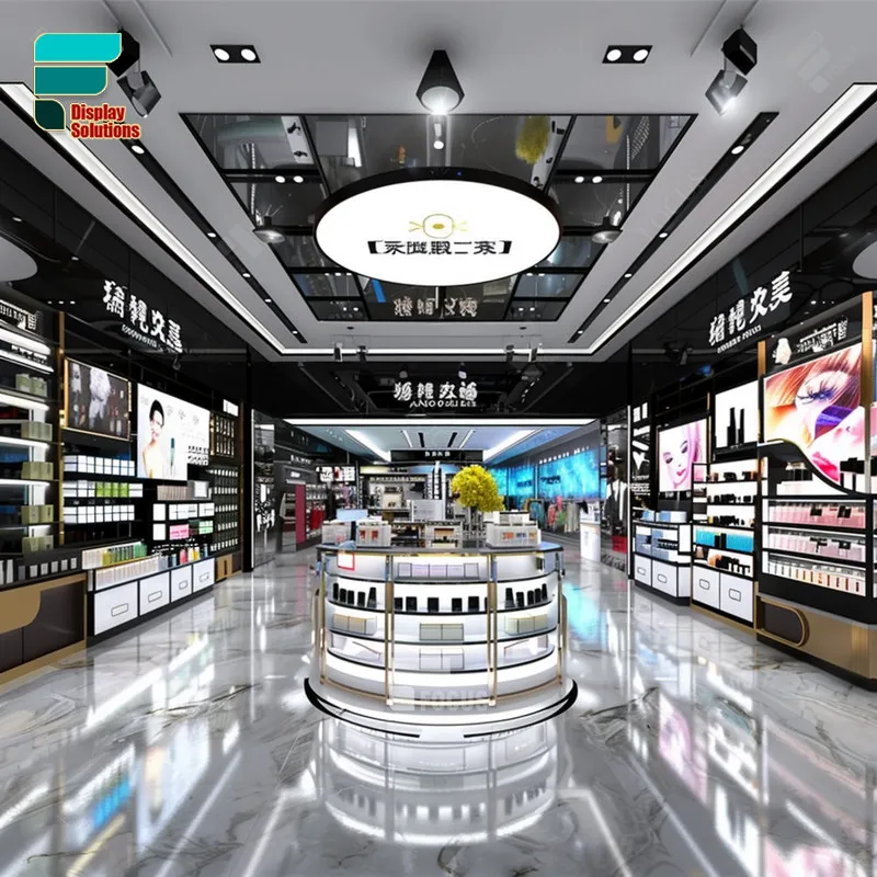 Индивидуальный демонстрационный стеллаж для косметики стойка духов магазина