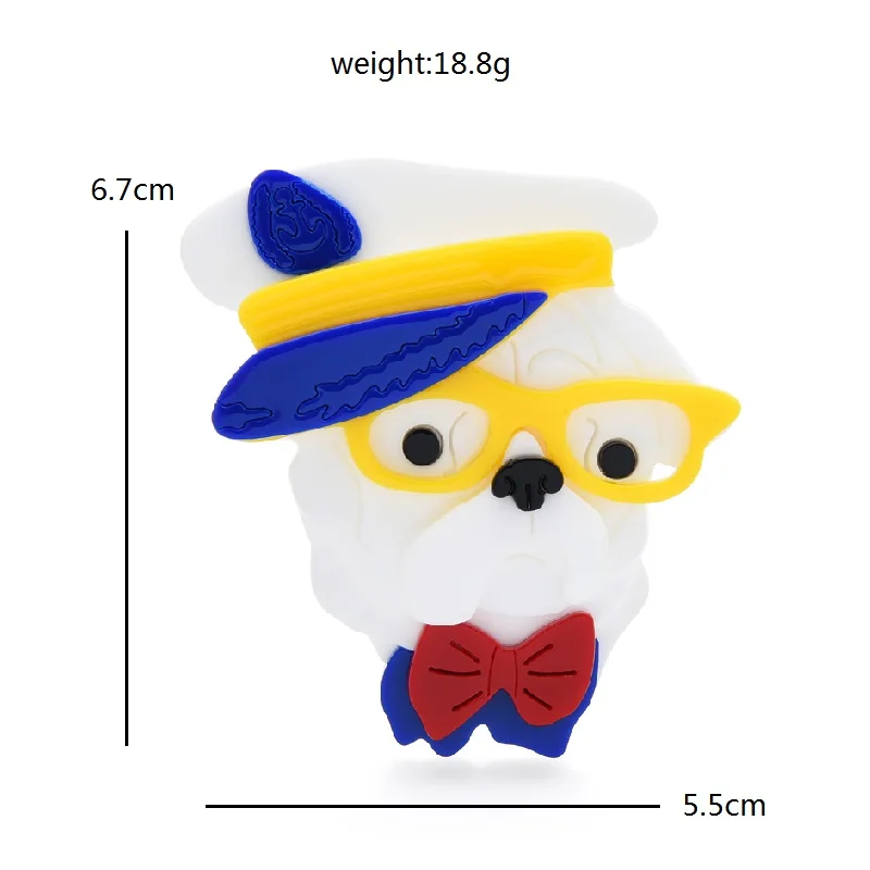 Акриловая Детская Брошь Wuli &amp baby для женщин брошь офиса в стиле морской полиции