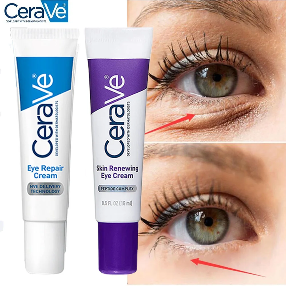 

Original CeraVe Niacinamide Anti Wrinkle Eyes Cream Anti Dark Circle Eye Bag Puffiness Lifting Soothing Moisturizing Eyes Care